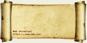 Nina Stamenić vizit kartica